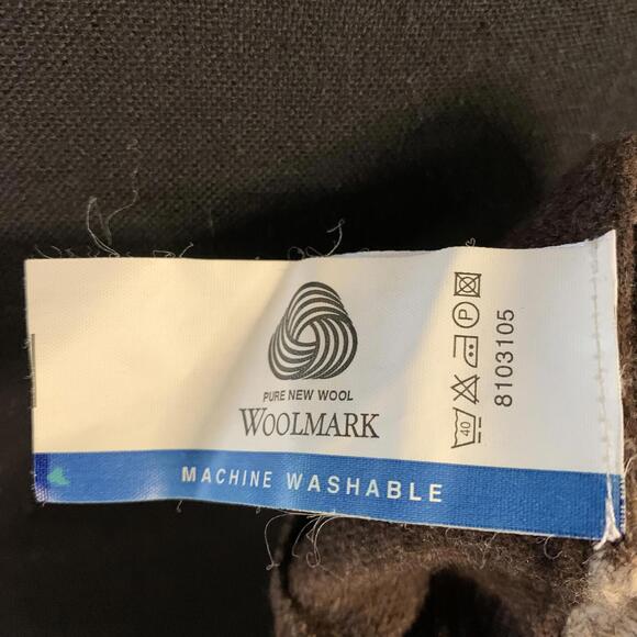 woolmark vintage argyle pattern wool sweater - Picture 4 of 5